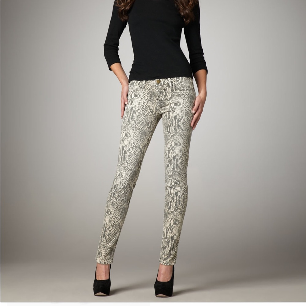 Current Elliot Boa Ankle Skinny Jean in Canvas